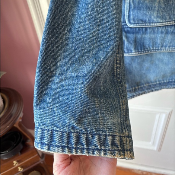 Vintage Polo Ralph Lauren Denim Hunting /Utility/Chore Jacket Size Large Pockets - Picture 5 of 16